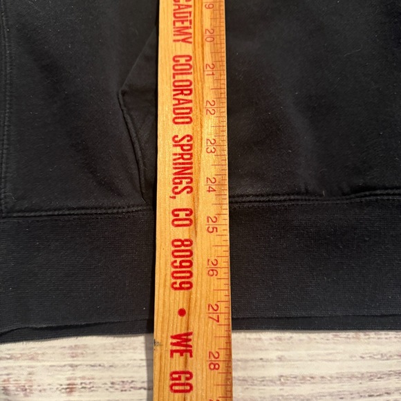 Nike Hoodie Swoosh Logo Pullover Hooded Sweatshirt Black Men's Size 2XL - Picture 13 of 15